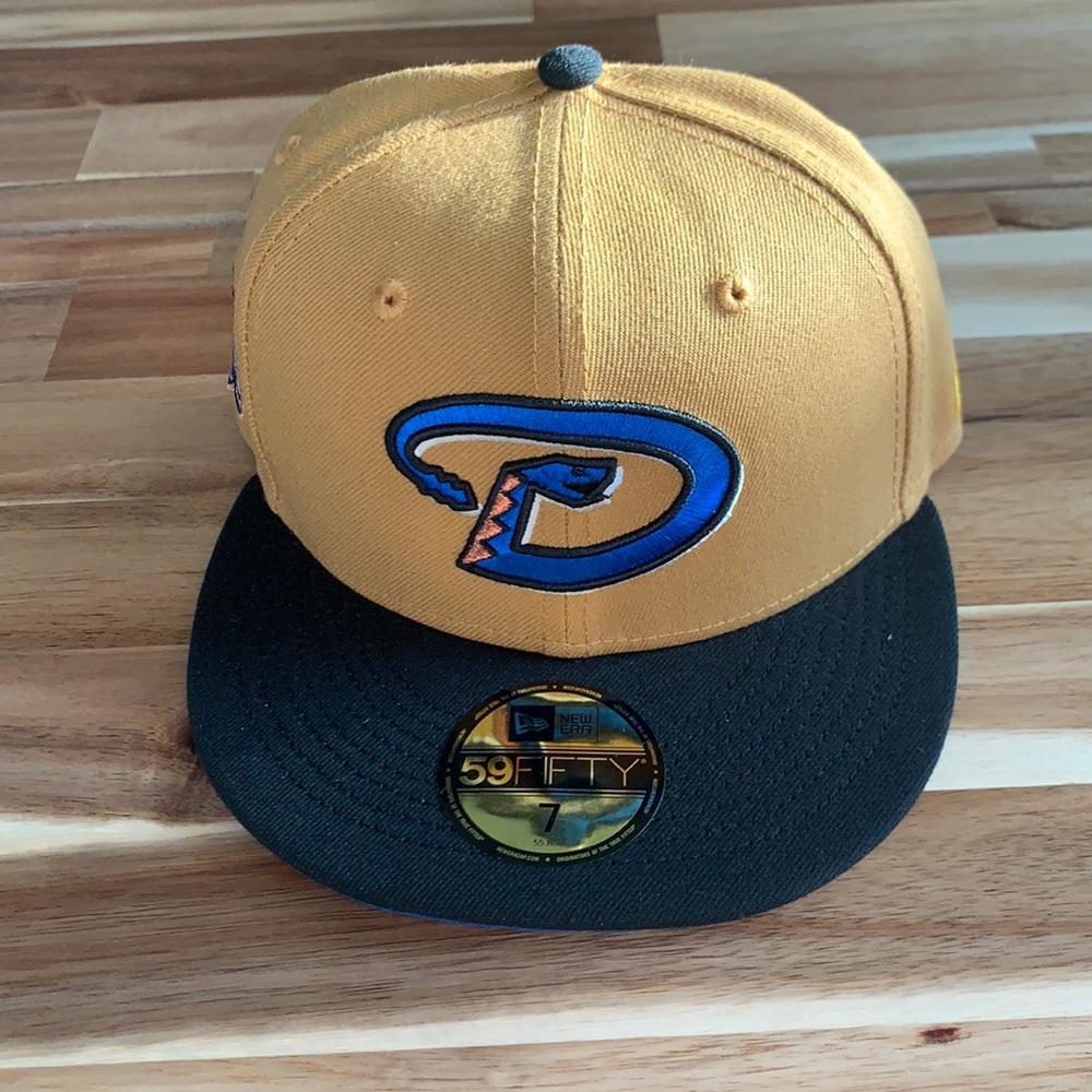 Arizona Diamondbacks Egypt 2Tone 20th champ tan/black/royal SIZE 7 fitted
